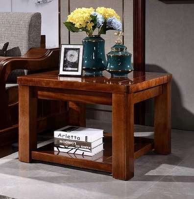 Coffee Table; Square Home Office Coffee Table image 4