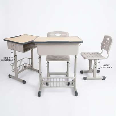 Adjustable Height Kid's Desk and Chair image 8