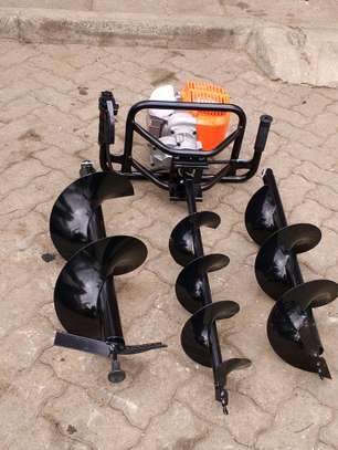 Hawk King Earth Auger drill machine 4-Stoke ,3Bits image 2