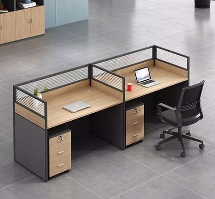 2 Way MDF Cubic Office Workstation image 9