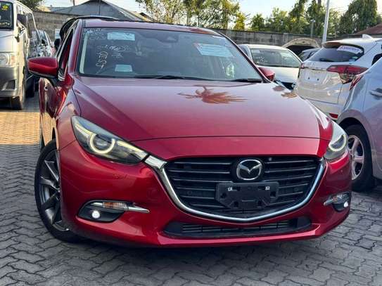 mazda axela red wine hachback image 3