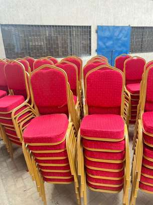 Red Stackable Banquet Chair image 4