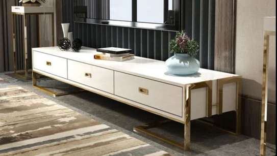 Metallic Frame Wooden Cabinet /TV stand image 4