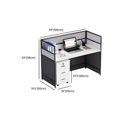 Office Workstation - 4 way modular workspace image 6