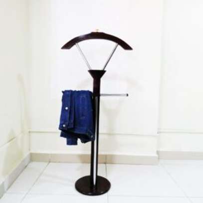 Coat Hanger; Mahogany Executive Office Coat Hanger image 2