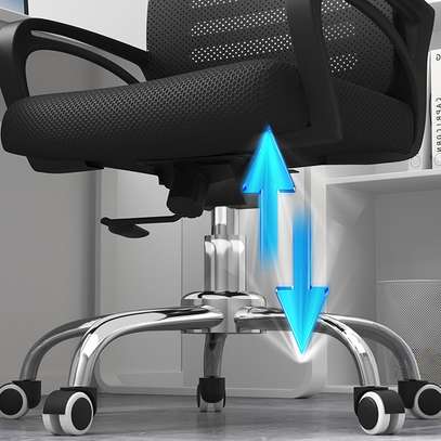 Office Chairs: Swivel Mesh Chair Mid-Back image 8