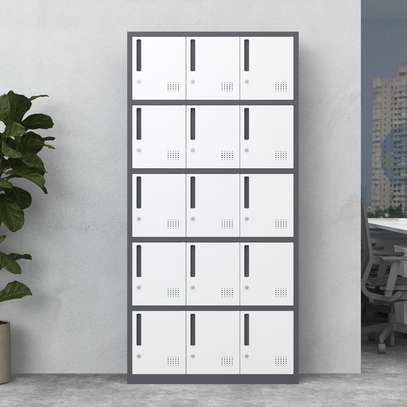 15-Locker Office Storage Cabinet image 2