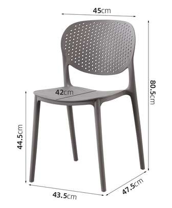 Plastic Chair: Stackable Dining Outdoor Chair For Restaurant image 3