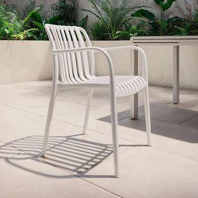 Heavy Duty Plastic Armrests Home Chair image 7