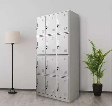 12-Locker Steel Office Cabinet image 2