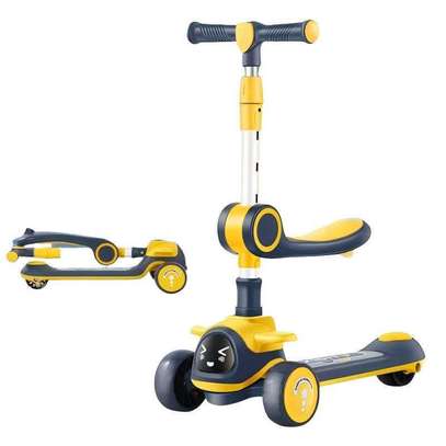 Kids Scooter Adjustable Handlebar Foldable 3-Wheel image 3