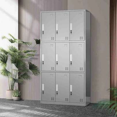 9-Locker Office Storage Unit image 3