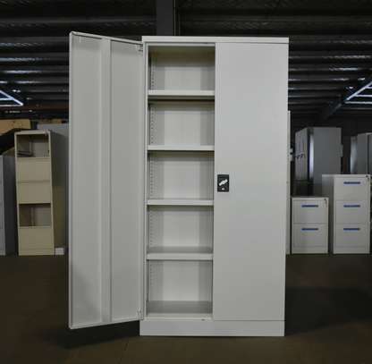 2-Door Metallic Office Cabinet image 8