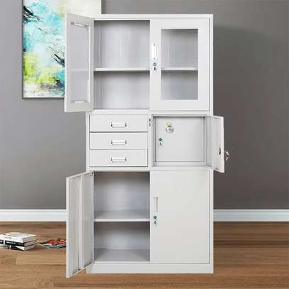 Steel Office Cabinet with Safe image 4
