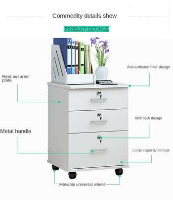 Office Cabinet: 3 Drawer Brown Office Cabinet In Tabaka image 4