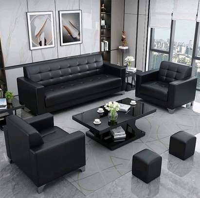 5-Seater Executive Leather Office Sofa Set image 4