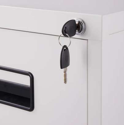 Office Cabinet:  Locking 3-Tier Books Office Cabinet image 4