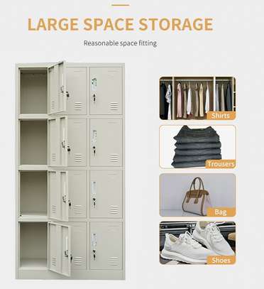 OFFICE CABINET:12 Loker Shoe Storage Office Cabinet image 6
