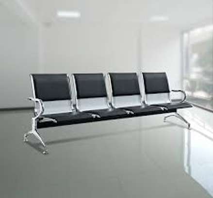 Benches;4-Link Office Reception Waiting Bench image 5