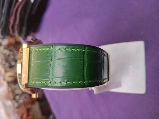 Hublot luxury Watch Gold Case Green Dial image 3