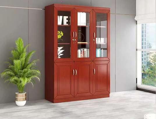 3-Door Wooden Office Cabinet image 5