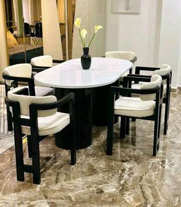 Executive 6 seater dining set image 2
