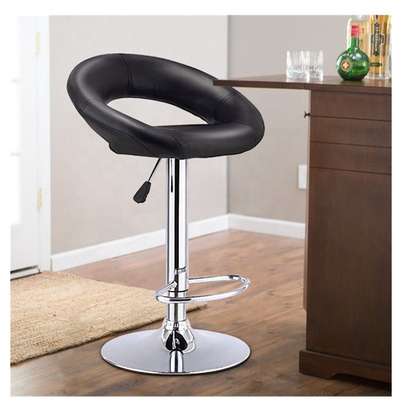 Barstools : Adjustable Leather Barstool image 7