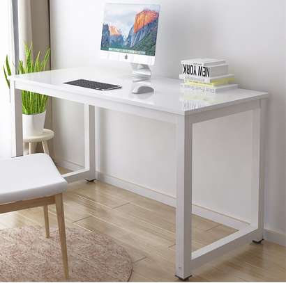 Durable Wood Metal Frame Office Computer Working Desk image 9