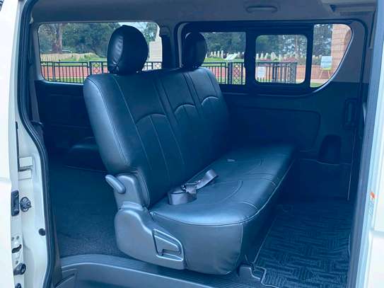 Toyota Hiace 7L Grand Hiace white color fully loaded 2019 image 6