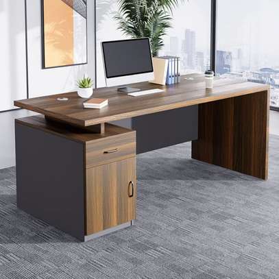 1400mm executive office desk with drawers image 6