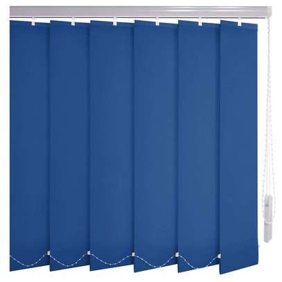 Blue Fabric Curtain Blinders image 3