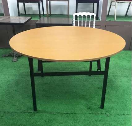 Foldable Table Round Office Table image 2