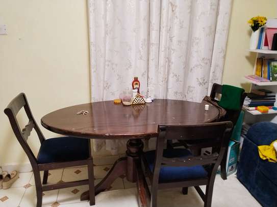 dining table set,mahogany wood image 2