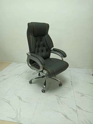 High Back Leather Office Chair image 3