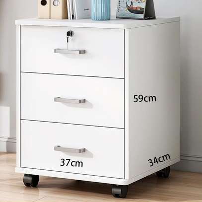 File Cabinet: Rolling Flat File Drawer With Lock 2 Keys image 4