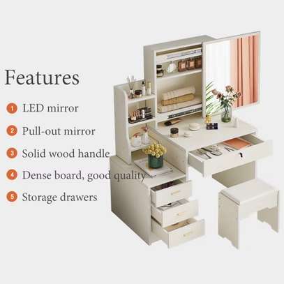 White Vanity Dressing Table image 2