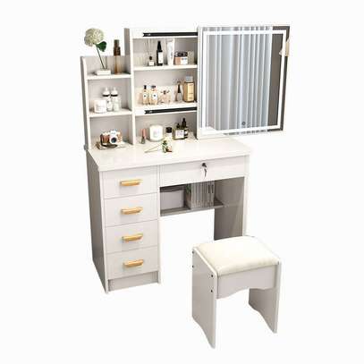 Dressers: Modern Dressing Vanity Table With a Mirror image 9
