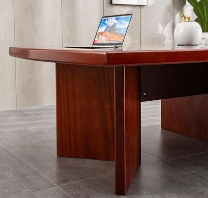 Boardroom Table; 3M Mahogany Conference Table image 8