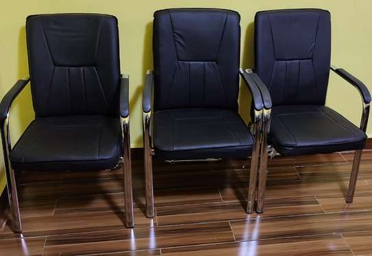 Office Chair; Compact Leather Form Office Chair image 5