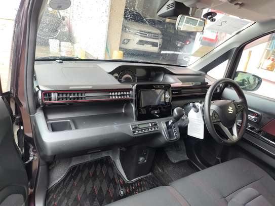 Suzuki String wagon 2018 black hybrid image 4