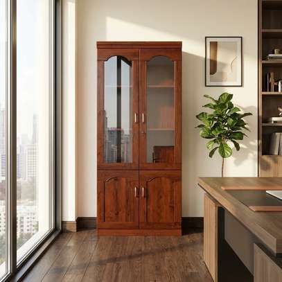 2 Door Mahogany Office Cabinet image 4