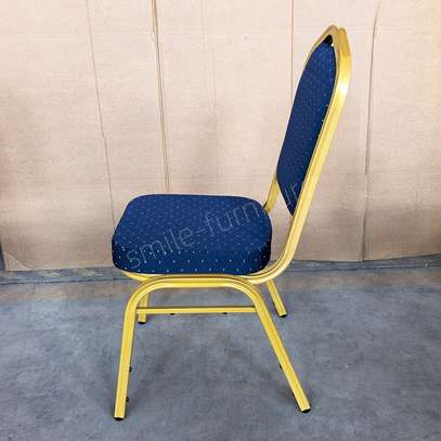 Conference Chairs;Blue Stackable Conference Chair In Kaplong image 8