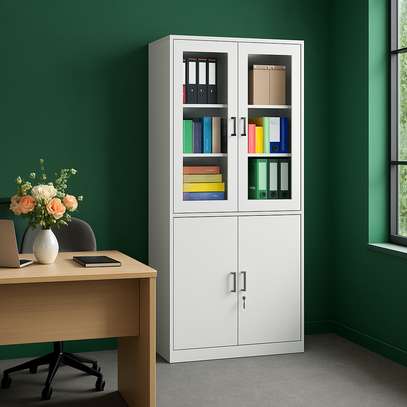 Half Glass Office Cabinet image 3