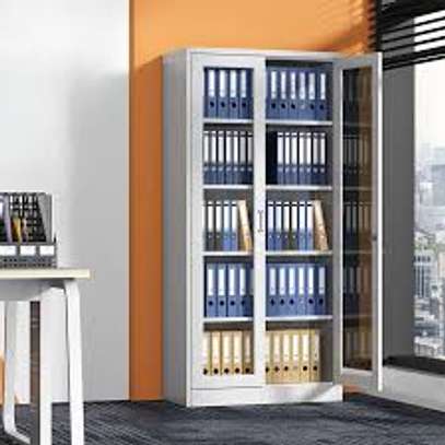 Full Glass Office Cabinet image 2