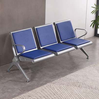 Office Bench; 3 Link Heavy Duty Padded Reception Bench image 8