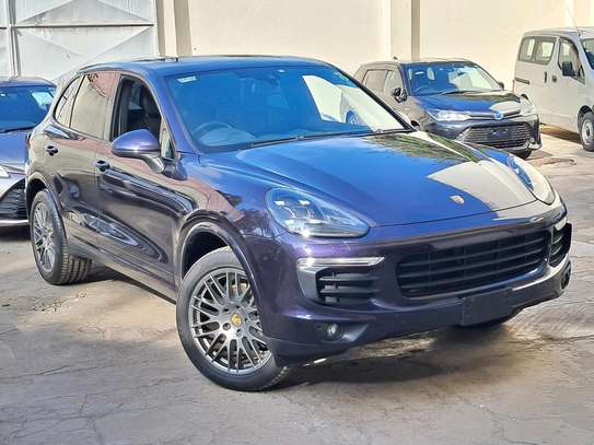 Porsche Cayenne Turbo 2018 purple image 3