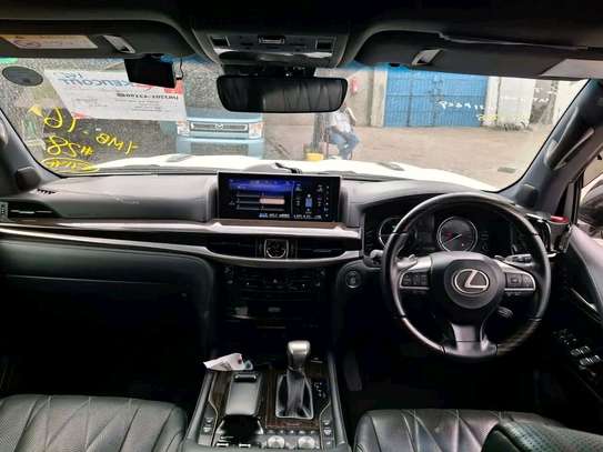 Lexus LX570 White 2019 Sport image 9