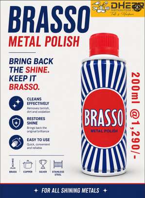 Brasso Metal Polish 200ml Brass Copper Silver Shine image 3