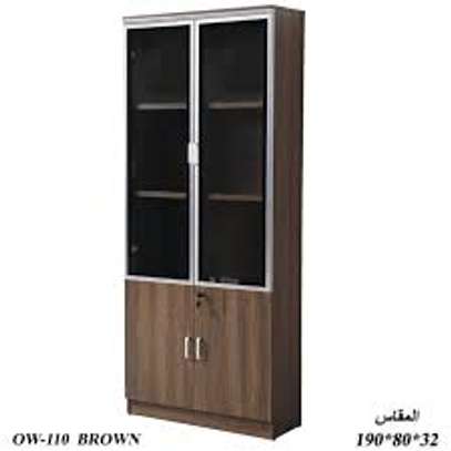 Wooden Executive 2 Door Lockable Office Storage Cabinet image 9