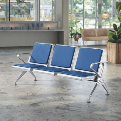 Office Chair; 3-Linked Reception Office Bench in Ogembo image 2